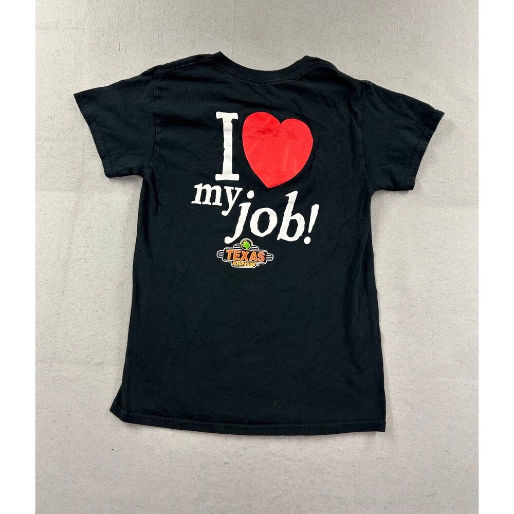 Texas Roadhouse “I Love My Job” Shirt Black